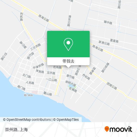 崇州路地图