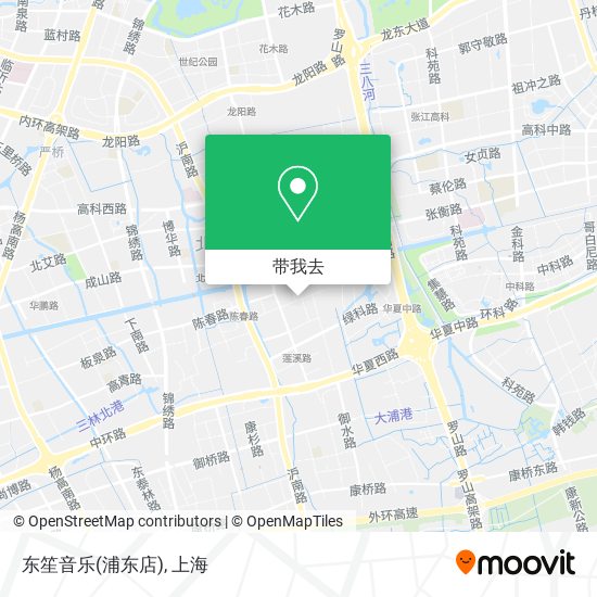 东笙音乐(浦东店)地图