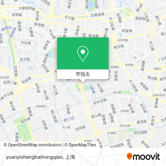 yuanyishanghaihongqiao地图