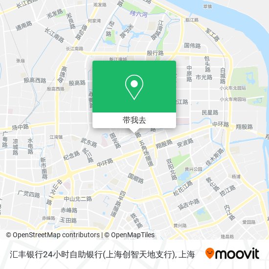 汇丰银行24小时自助银行(上海创智天地支行)地图