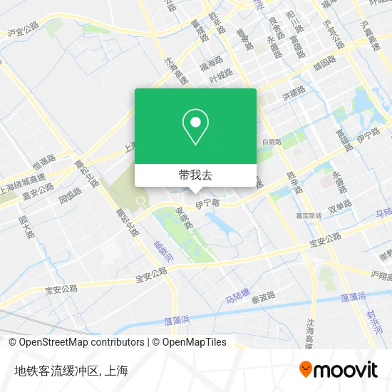 地铁客流缓冲区地图