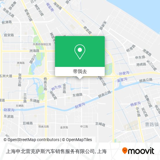 上海申北雷克萨斯汽车销售服务有限公司地图