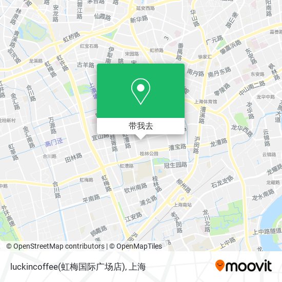 luckincoffee(虹梅国际广场店)地图