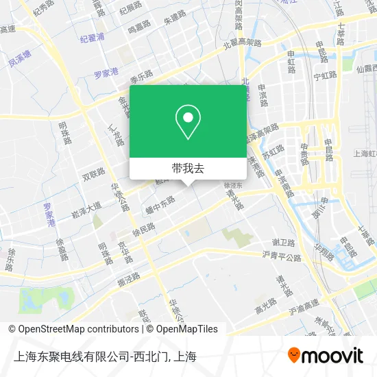 上海东聚电线有限公司-西北门地图