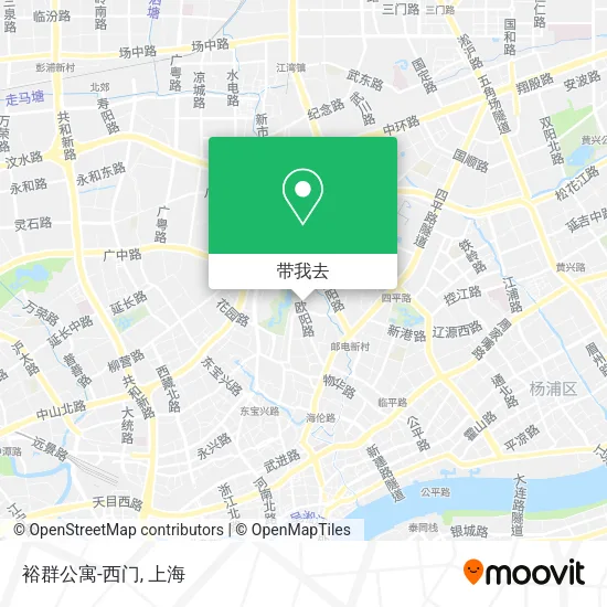 裕群公寓-西门地图