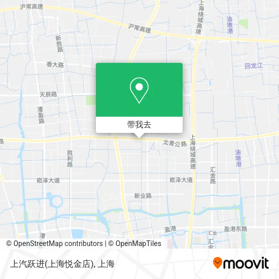上汽跃进(上海悦金店)地图