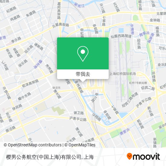 樱男公务航空(中国上海)有限公司地图