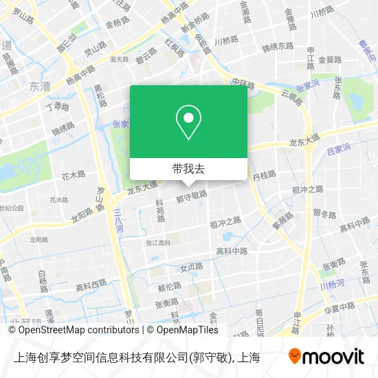 上海创享梦空间信息科技有限公司(郭守敬)地图