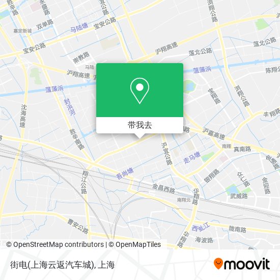 街电(上海云返汽车城)地图