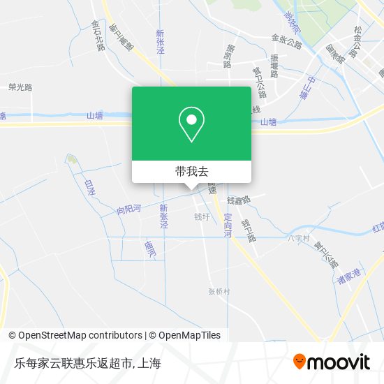 乐每家云联惠乐返超市地图