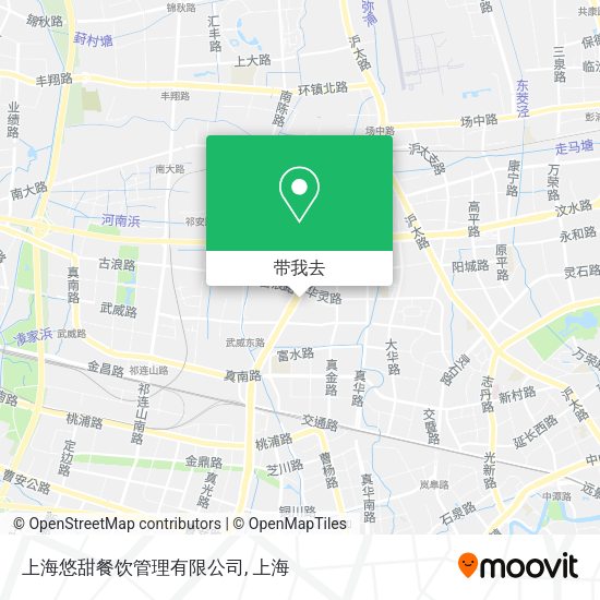 上海悠甜餐饮管理有限公司地图