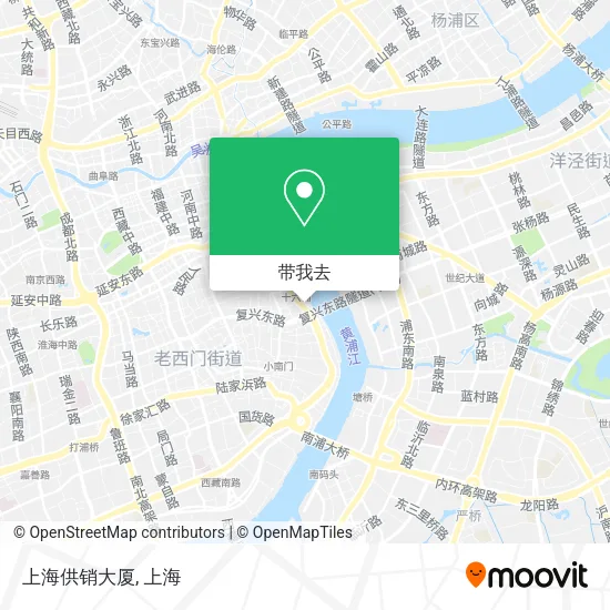 上海供销大厦地图
