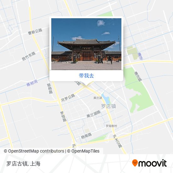 罗店古镇地图