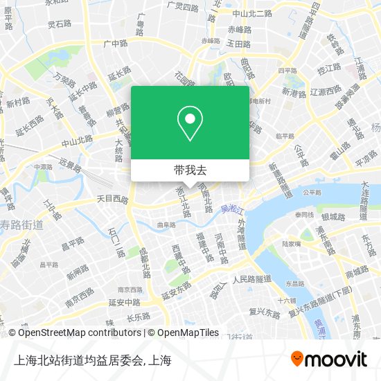 上海北站街道均益居委会地图