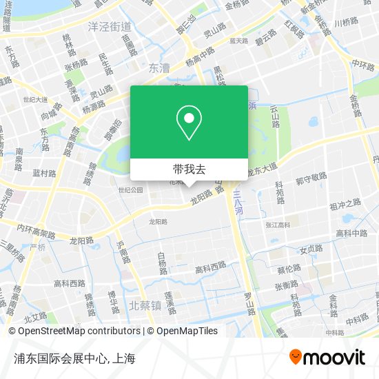 浦东国际会展中心地图