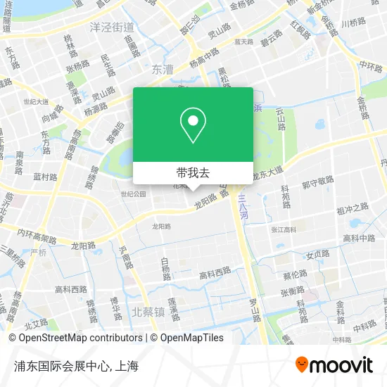 浦东国际会展中心地图