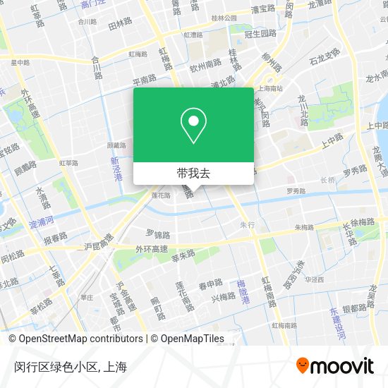 闵行区绿色小区地图