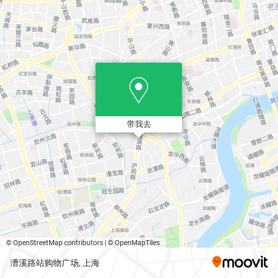 漕溪路站购物广场地图