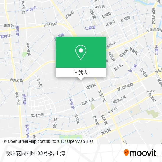 明珠花园四区-33号楼地图