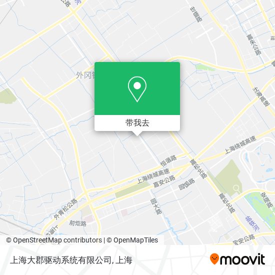 上海大郡驱动系统有限公司地图