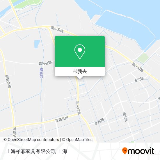 上海柏菲家具有限公司地图