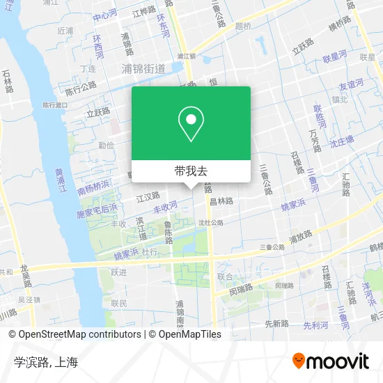 学滨路地图