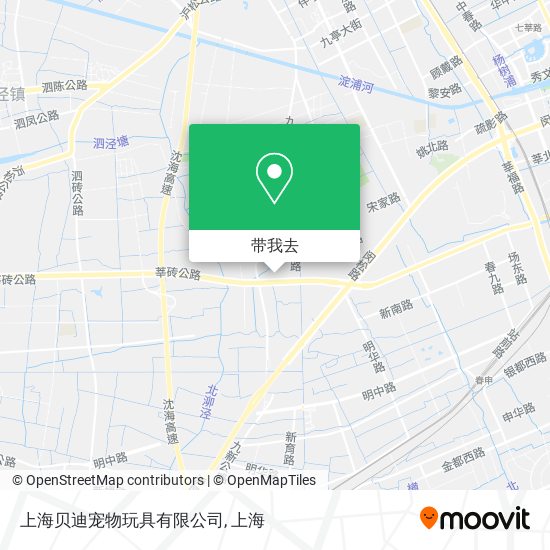 上海贝迪宠物玩具有限公司地图