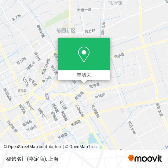 福饰名门(嘉定店)地图