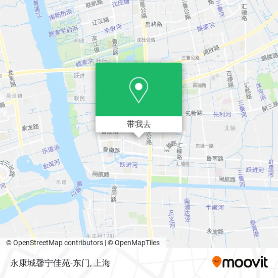 永康城馨宁佳苑-东门地图