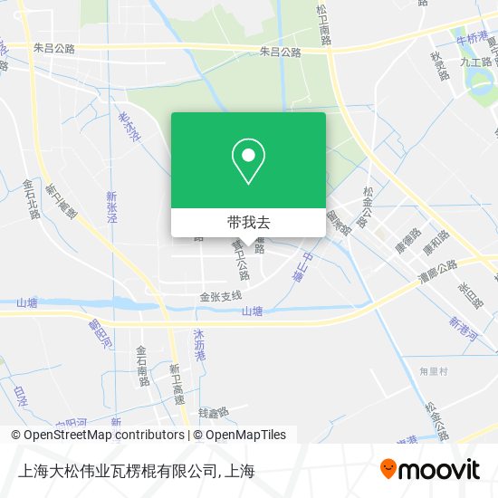 上海大松伟业瓦楞棍有限公司地图