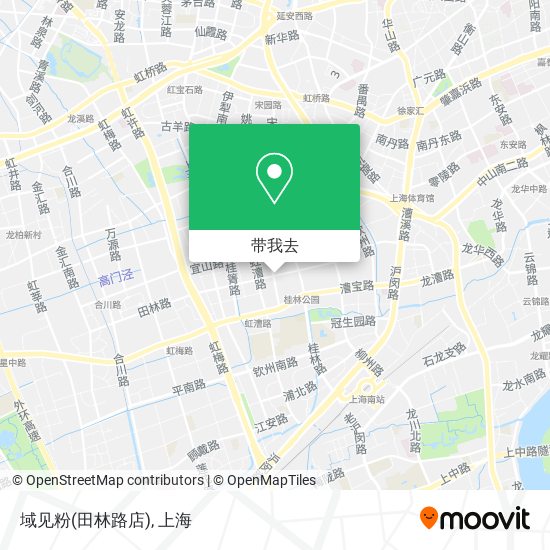 域见粉(田林路店)地图