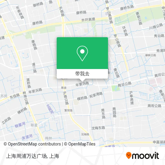 上海周浦万达广场地图