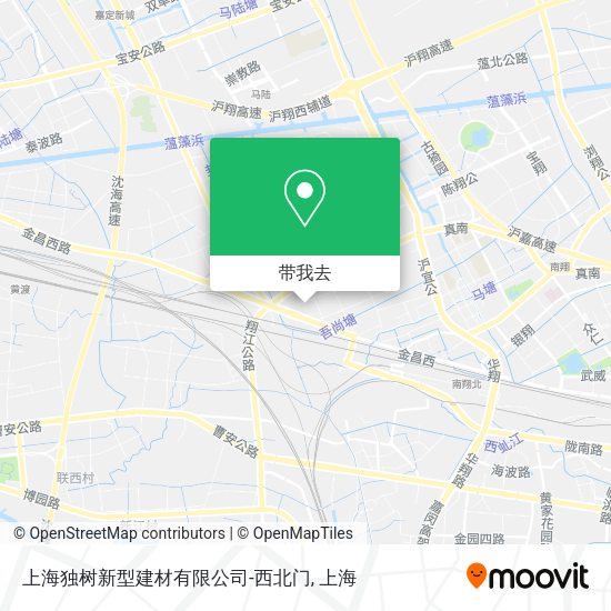 上海独树新型建材有限公司-西北门地图