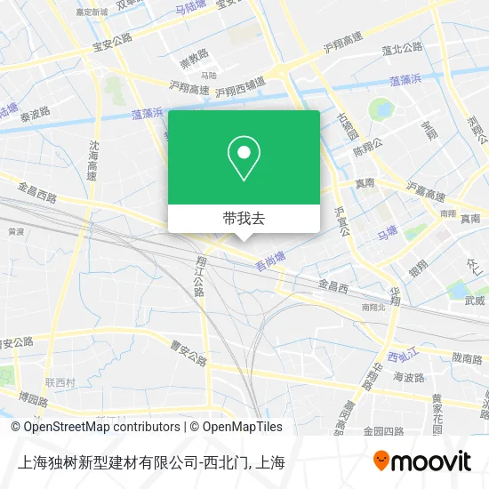 上海独树新型建材有限公司-西北门地图