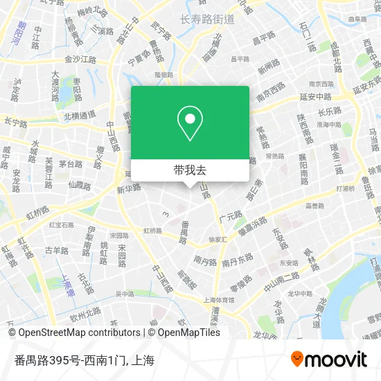 番禺路395号-西南1门地图