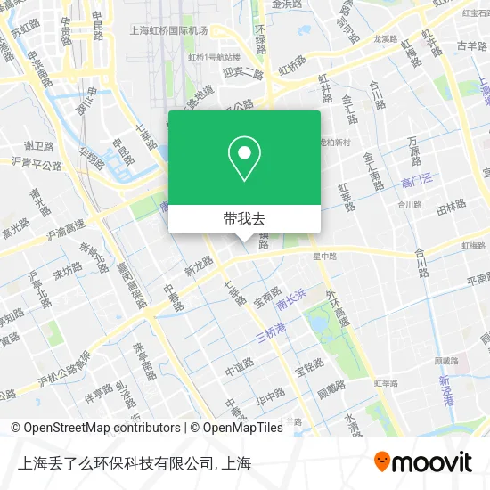 上海丢了么环保科技有限公司地图