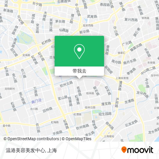 温港美容美发中心地图
