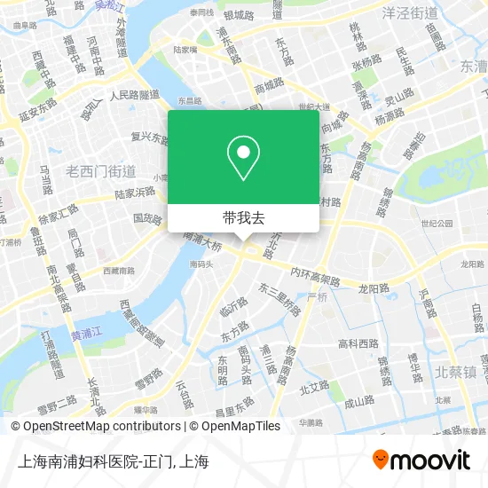 上海南浦妇科医院-正门地图