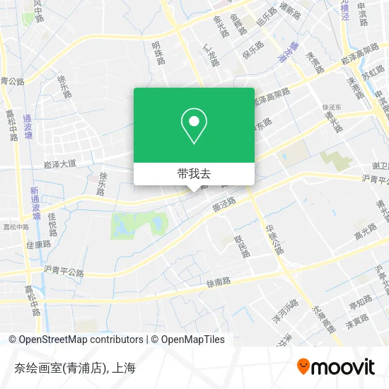 奈绘画室(青浦店)地图