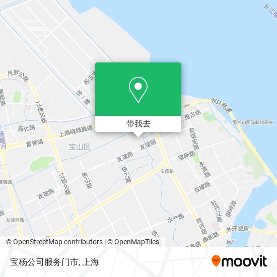 宝杨公司服务门市地图