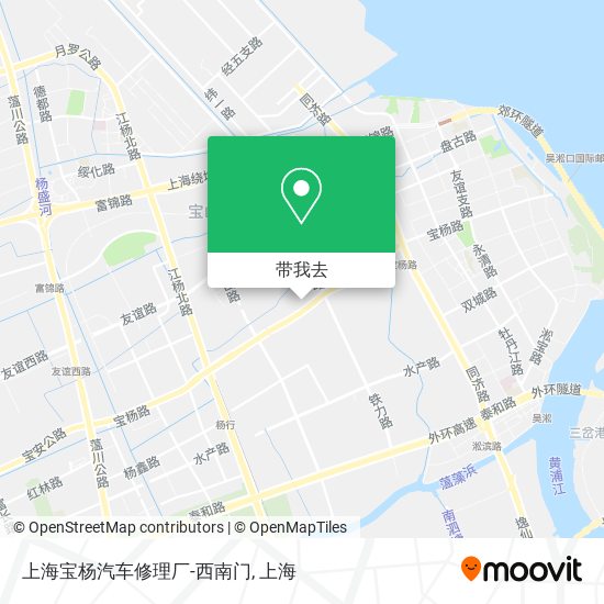 上海宝杨汽车修理厂-西南门地图