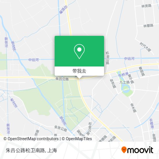朱吕公路松卫南路地图