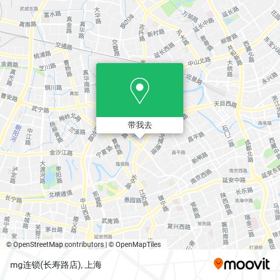 mg连锁(长寿路店)地图