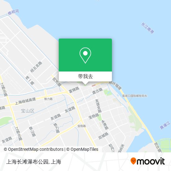 上海长滩瀑布公园地图