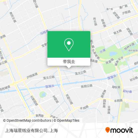 上海瑞星纸业有限公司地图