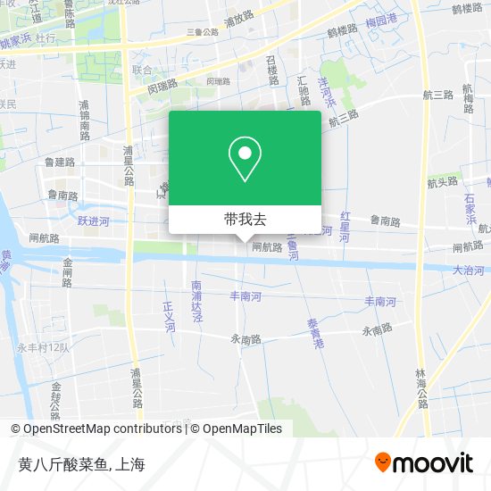 黄八斤酸菜鱼地图