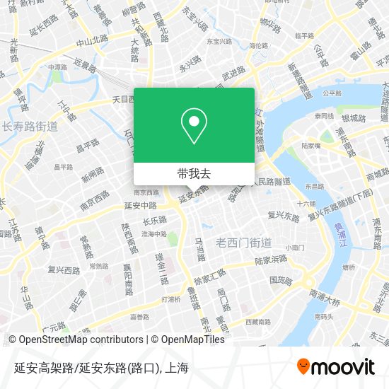 延安高架路/延安东路(路口)地图