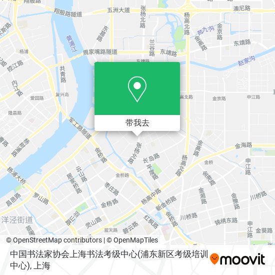 中国书法家协会上海书法考级中心(浦东新区考级培训中心)地图