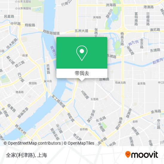 全家(利津路)地图