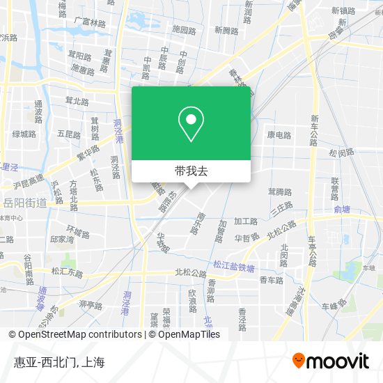 惠亚-西北门地图